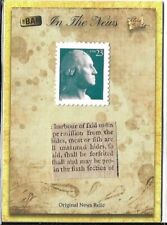 2020 The Bar In The News.. Vintage George Washington Stamp and 1804 News Relic