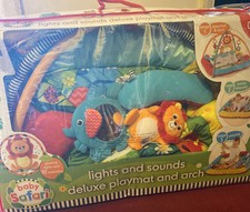 mothercare baby safari lights and sounds playmat