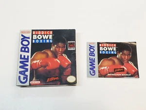Caja y Manual Riddick Bowe Boxeo Original Auténtico para Nintendo Game Boy * - Imagen 1 de 18
