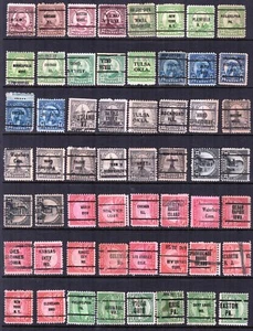325x USA Precancels - 1922 - 1925 issues, both bureau & non-bureau, nice variety - Picture 1 of 6