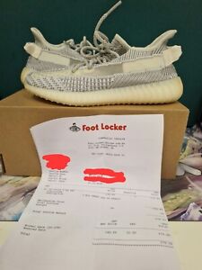Size UK 7.5 adidas Yeezy Boost 350 V2 Low Static Non-Reflective 100% Authentic