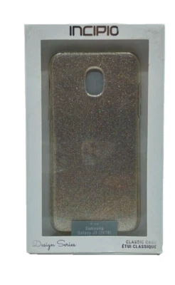 Incipio Design Series Gold Glitter Case For Samsung Galaxy J3 (2018) FREE SHIPPI - Image 1 of 4