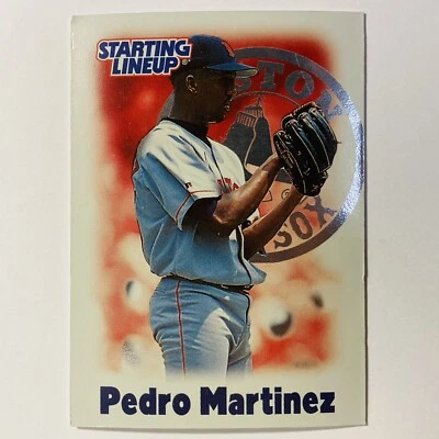 PEDRO MARTINEZ 1999 HASBRO STARTING LINEUP CARD - BOSTON RED SOX TC3 - Image 1 of 2