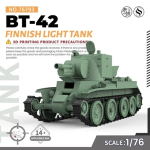 SSMODEL 793 V1.9 OO Scale Model Kit Finnish BT-42 Light Tank GAMES - Picture 1 of 5