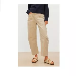 NWT VELVET BY GRAHAM & SPENCER BRYLIE TWILL UTILITY PANTS IN AUTUMN SIZE 4 - Picture 1 of 7