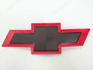 Chevrolet Suburban Tahoe 2015-2020 personalizado rojo brillante negro emblemas de lazo delantero - Imagen 1 de 4