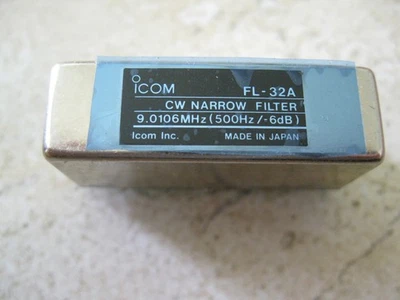 Filtro Icom FL-32A 500hz CW (9mhz IF) in ottime condizioni funzionante come dovrebbe - Immagine 1 di 2