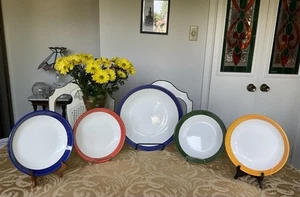 Over & Back - Italy - Pasta , Spaghetti Service Bowls- 5 pc. Set - Picture 1 of 4