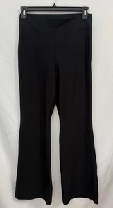 Old Navy PowerSoft Black Extra High Rise Flare Leggings Go Dry Womens Size L - Picture 1 of 5