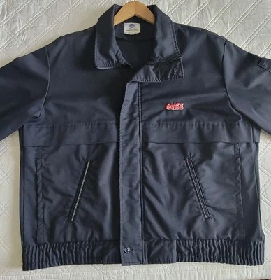 Chaqueta de Trabajo Uniforme de Entrega Coca Cola XL Riverside Hecha en EE. UU. Temprano Y2K Foto 1 de 4