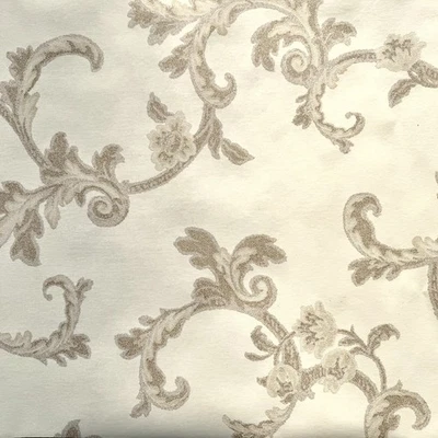 York Fine Wallpaper Damask Classic Cream Beige Style PF0179 Lot of 2 Rolls NEW  - Image 1 of 4