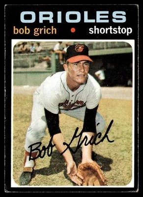 1971 Topps Bob Grich RC Baltimore Orioles #193 - Imagem 1 de 2