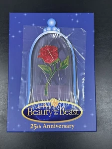 Disney WDI Die Schöne und das Biest 25th Anniversary Jumbo Enchanted Rose LE 150 Pin - Bild 1 von 8