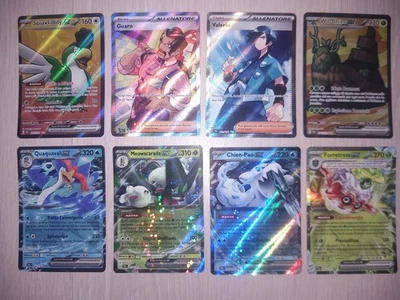Lotto 8 Carte Pokemon Ita Rare Allenatore / Ex Full Art Evoluzioni A Paldea PAL - Immagine 1 di 4