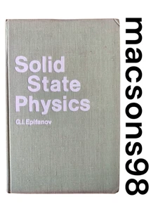 Solid State Physics by G. I. Eplfanov Mir Publishers Moscow 1979 - Picture 1 of 24