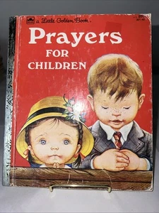 Prayers For Children A Little Golden Book 1974 Vintage Eloise Wilkin - Foto 1 di 13
