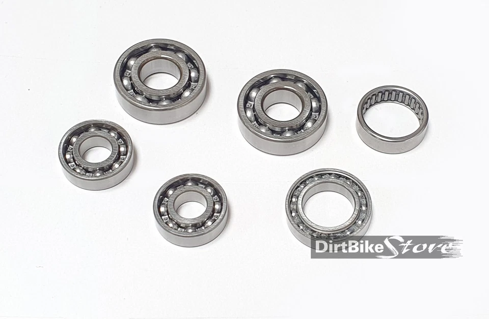 Juego de 6 cojinetes caja cambios transmisión para Suzuki RM 125 (1989 1990 1991) Foto 1 de 1