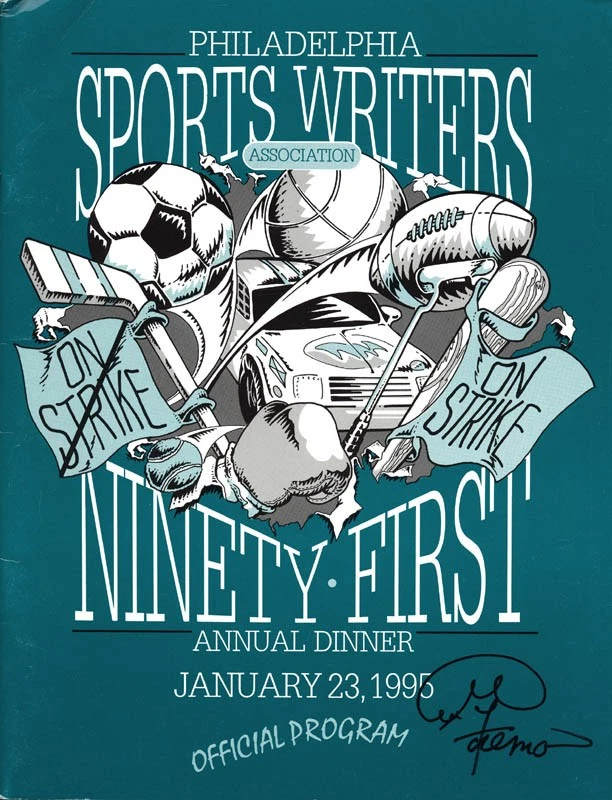 GEORGE FOREMAN - CUBIERTA DEL PROGRAMA FIRMADA Foto 1 de 1