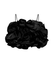 Magda Butrym Ruffled Satin Bustier Top Size XS - Picture 1 of 1