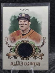 2017 Topps Allen & Ginter - Relics Jose Altuve #FSRB-JAL (MEM) - Bild 1 von 2