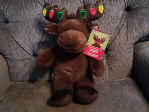 Build a Bear Hal Moose Plush Christmas Borders With Tag Stuffed Animal Toy - Picture 1 of 5