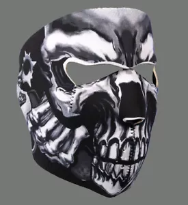 ASSASSIN NEOPRENE BIKER FULL FACE MASK - Picture 1 of 7