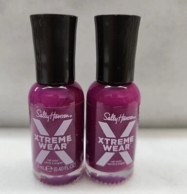 2 esmaltes de uñas Sally Hansen Xtreme Wear #529 Pep-Plum  Foto 1 de 4