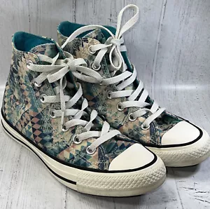 Zapatillas altas Converse para mujer Chuck Taylor All Star azteca multicolor talla 6 - Imagen 1 de 12