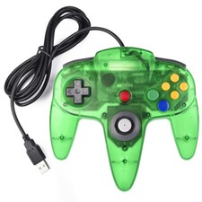ICE Green OEM Wired Nintendo 64 N64 USB Controller For PC & Mac Computer Game