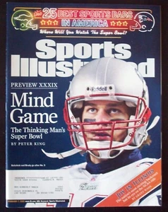 New England Patriots Tom Brady Sports Illustrated Super Bowl 39 (February, 2005) - Picture 1 of 1