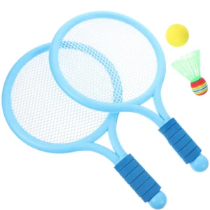 2 Pcs Tennis Racket Child Baby Badminton Practice Game Small Racquet - Picture 1 of 12