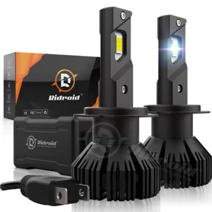 Kit de conversión de haz alto/bajo LED RIDROID H7 bombillas súper brillantes 6000K Plug&Play - Imagen 1 de 17