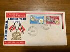 Trinidad & Tobago 1969 International Labour Year FDC Port Of Spain 1 MAY 69 CDS