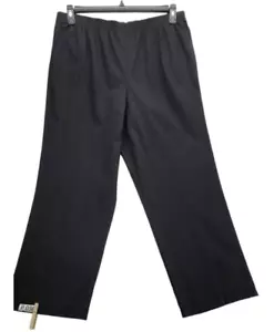 Alfred Dunner Pants,cotton,elastic waist,full length,pull on,side pockets  P038 - Picture 1 of 7