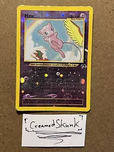 2001 Pokemon TCG Card Game Southern Islands Mew 1/18 SWIRL Holo Rare - Picture 1 of 12