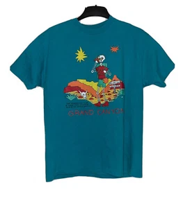 Vintage 90s Grand Canyon Hiking Adult Large Novelty T-shirt Made USA Hanes Tag - Picture 1 of 10