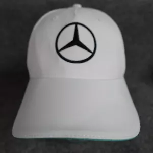 Mercedes AMG Hat White Strapback Petronas Formula One Team Official - Picture 1 of 10