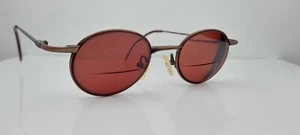 Vintage Advantage Eyewear Brown Oval Sunglasses Korea FRAMES ONLY - Picture 1 of 5