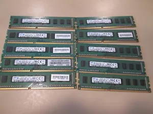 Qty 10 Samsung 4GB PC3-12800U 1Rx8 Memory Ram M378B5173DB0-CK0 - Picture 1 of 3