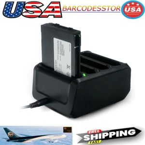 4-Slot Battery Charger with 1 Battery for Zebra TC77 TC72 TC70 TC70X TC75 75X US - Picture 1 of 13
