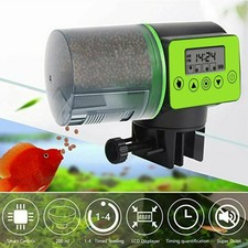 Digital Automatic Fish Food Feeder Auto LCD Feeding Timer Holiday Fish Timer