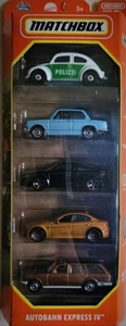 Streichholzschachtel Set - ""Autobahn Express IV"" - 5 Auto Set - Neu - Bild 1 von 6