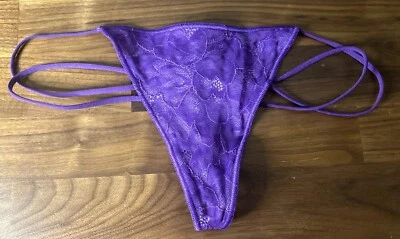 Bragas de Tanga Doble Cuerda Corte Alto Victoria Secret De Colección Talla M Tanga en V Tirantes Y2K Foto 1 de 4
