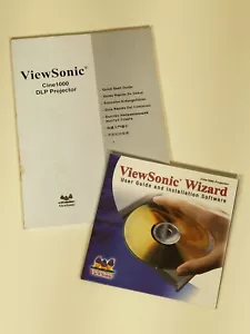 ViewSonic Cine1000 DLP projector user guide and installation software - Picture 1 of 3