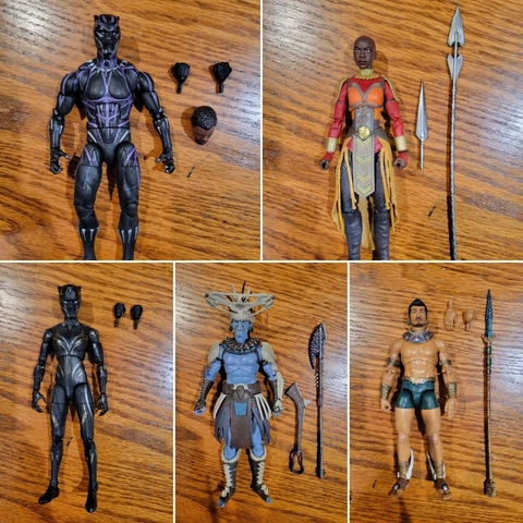 Marvel Legends NAMOR Black Panther Wakanda Forever Lot Build A Figure Complete Cover