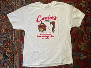 NEU Canter's Fairfax Los Angeles Jewish Deli T-Shirt weiß Gr. XL Feinkost - Bild 1 von 4