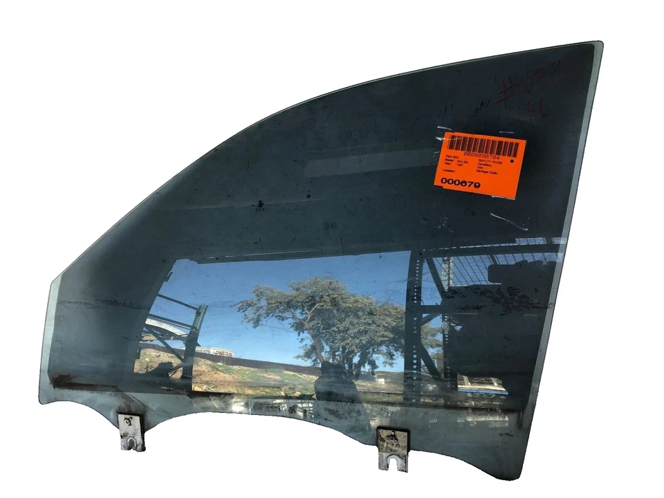 1997 Chevrolet Malibu Porta Frontal Janela de Vidro Mão Esquerda Driver Side LH Usado - Imagem 1 de 4