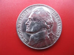 P Jefferson Nickel Choice 1983 + ¡BU! - Imagen 1 de 2