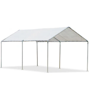 10'x20' Carport Heavy Duty Galvanized Car Canopy Large Vehicle Awning Shelter - Picture 1 of 15
