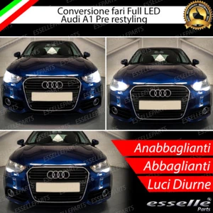 KIT FARI LED AUDI A1 PRE-RESTYLING ANABBAGLIANTI + ABBAGLIANTI + DIURNA CANBUS - Foto 1 di 5